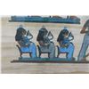 Image 7 : Egyptian Papyrus Art Work 19'' x 22'' Believe Hand Painted 