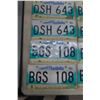 Image 2 : 12 Manitoba License Plates 