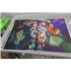 Image 7 : 2 Large Color Books with Poster : Looney Tunes and Space Jam 