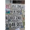 Image 4 : 12 Manitoba License Plates Includes 1976 Snowmobile 