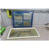 Image 1 : 2 Framed Airplane Pictures 15'' x 31'' and 24'' x 19 1/2'' 