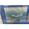 Image 8 : 2 Framed Airplane Pictures 15'' x 31'' and 24'' x 19 1/2'' 