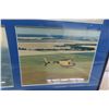 Image 9 : 2 Framed Airplane Pictures 15'' x 31'' and 24'' x 19 1/2'' 