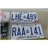 Image 4 : 8 Various Provincial License Plates - PEI, Saskatchewan, Alberta, 