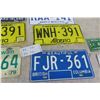 Image 5 : 8 Various Provincial License Plates - PEI, Saskatchewan, Alberta, 
