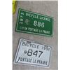 Image 6 : 8 Various Provincial License Plates - PEI, Saskatchewan, Alberta, 
