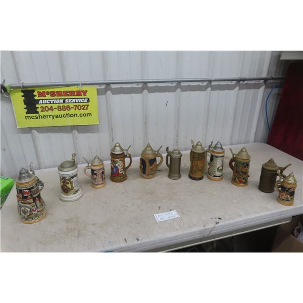 11 German Steins 
