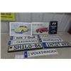Image 1 : Volkswagen Print Hand Signed,, Metal Signs : Volkswagen, Golf, 