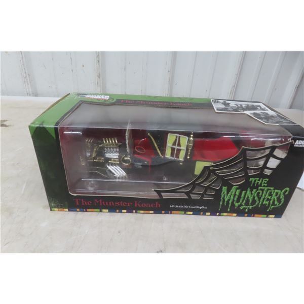 The Munsters Koach 1:18 Scale Diecast in Box 