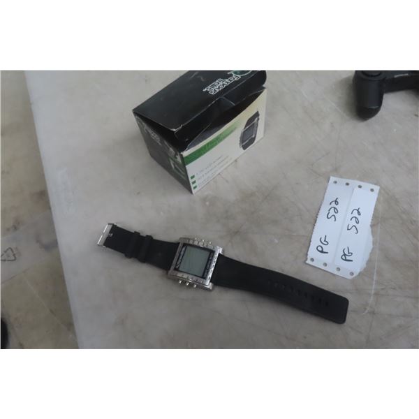 Famous Trails Remote Control Watch - LCD Screen, 30ft Transmit 