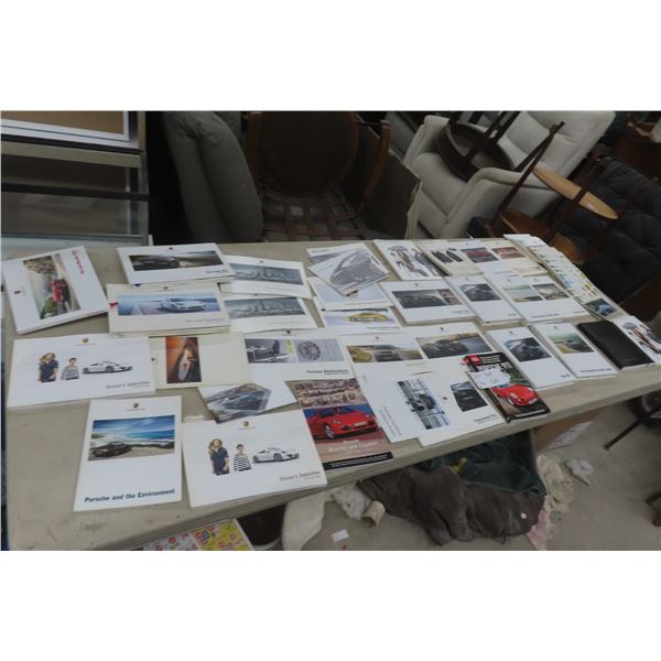 Porsche Booklets, Car Info Cards 