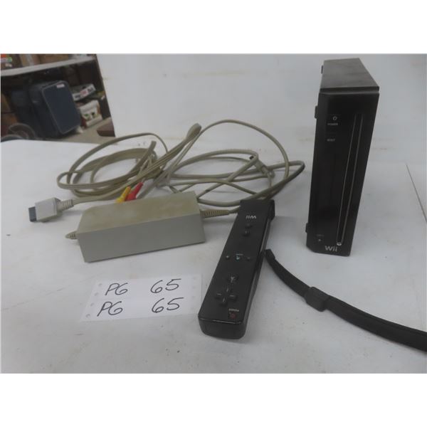 Nintendo Wii w/ Cords and Controllers, Untested