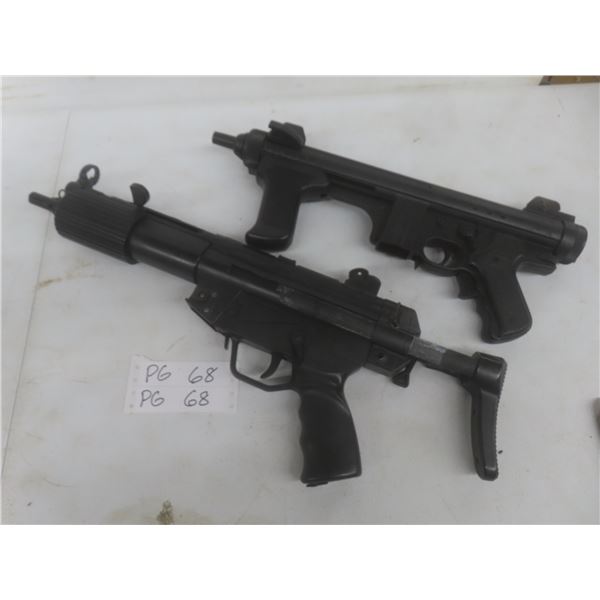 2 Airsoft Guns – HK MP5 and Beretta M12, No Mags