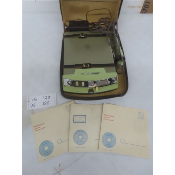Telefunken 600 West German Portable Dictating Machine