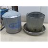 Image 2 : 2 Galvanized Brower and Oakes No. 505 Chicken Feeders
