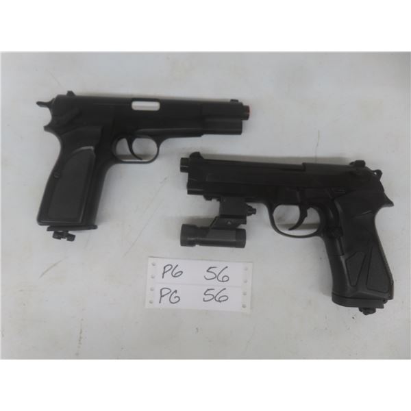 2 Browning 9mm and Beretta CO2 Airsoft Pistols