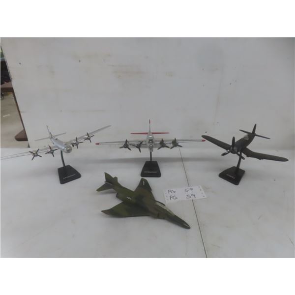 Airplane Models – B-17, B-29, Scout 4, F-4 Phantom