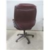 Image 6 : Leather Style Office Chair w/ Swivel and Rolling Casters
