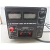 Image 13 : BK Precision Model 1670 Power Supply, Rostech 3A Power Supply, Air Compressor, and Scissor Jack