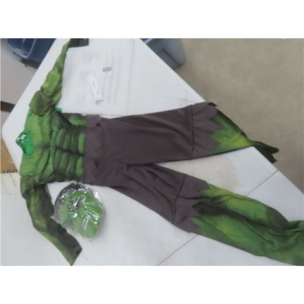 Hulk Costume w/ Mask, Child Size Medium