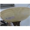 Image 6 : Antique Floor Lamp w/ Large Glass Shade, 64" Tall, 16" Shade