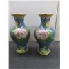 Image 2 : 4 Chinese Cloisonné Vases, Tallest 6-1/4"