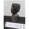 Image 1 : Harlen Zachery Inuit Manitoba Soapstone of Louis Riel, Signed, 5" Tall