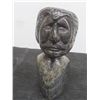 Image 8 : Harlen Zachery Inuit Manitoba Soapstone of Louis Riel, Signed, 5" Tall