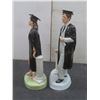 Image 3 : Royal Doulton "The Graduate" 1983, 9" Tall and Boy/Girl/Boy Figure, 9-1/2" Tall