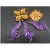Image 3 : 25 Glass Rhinestone Brooches