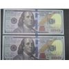Image 2 : 100-Count US Movie Prop $100 Bank Notes