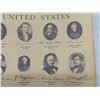 Image 10 : 5 Antiqued USA Parchment Style Posters – Lincoln, Presidents, Gettysburg, 16x13-1/2"