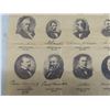 Image 11 : 5 Antiqued USA Parchment Style Posters – Lincoln, Presidents, Gettysburg, 16x13-1/2"
