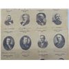 Image 12 : 5 Antiqued USA Parchment Style Posters – Lincoln, Presidents, Gettysburg, 16x13-1/2"