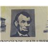 Image 6 : 5 Antiqued USA Parchment Style Posters – Lincoln, Presidents, Gettysburg, 16x13-1/2"