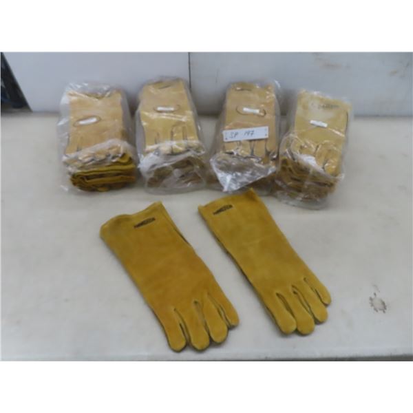 24 Pairs New Horizon Leather Work Gloves