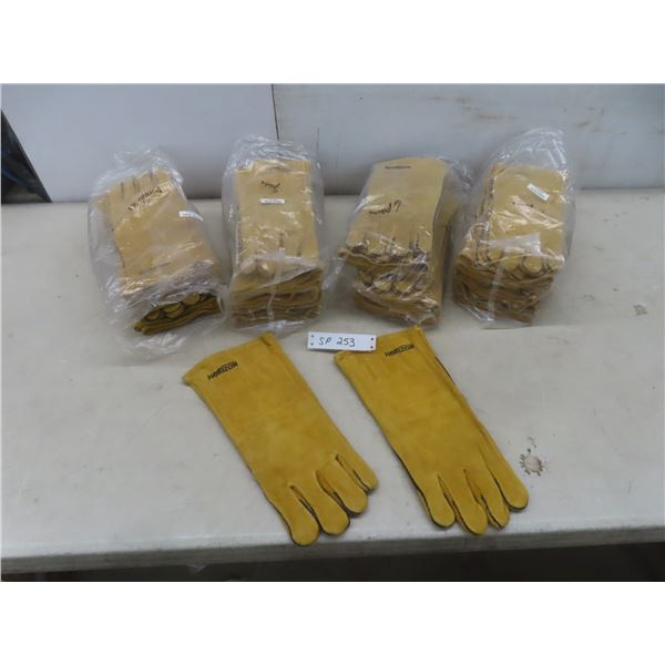 24 Pairs New Horizon Leather Work Gloves