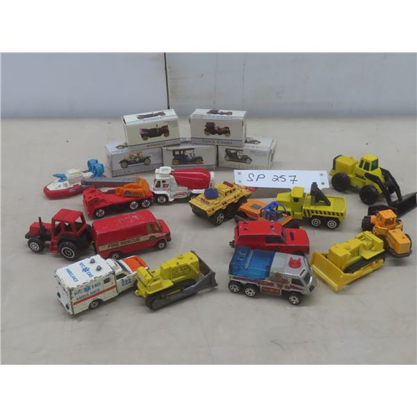 20 Die Cast Vehicles – Tonka, Matchbox, Maisto, and More