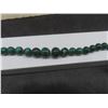 Image 5 : Green Malachite Beaded Necklace, 17" Long