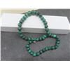 Image 6 : Green Malachite Beaded Necklace, 17" Long