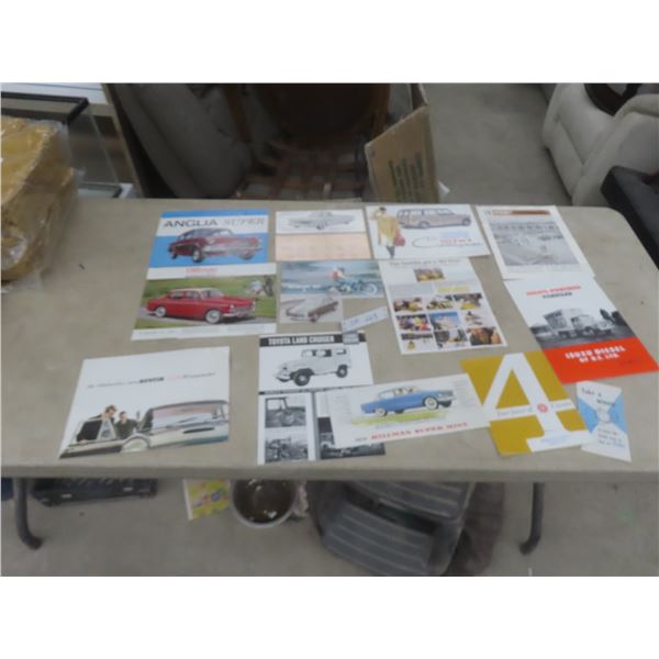 Auto Brochures, Ski-Doo Brochures, and More