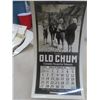 Image 10 : 7 Original Old Chum Tobacco Calendar Templates, 11x7"