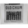 Image 4 : 7 Original Old Chum Tobacco Calendar Templates, 11x7"
