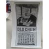 Image 8 : 7 Original Old Chum Tobacco Calendar Templates, 11x7"