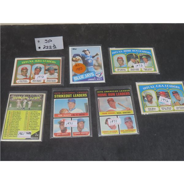 7 Vintage Baseball Cards