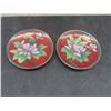 Image 2 : 12-Piece Vintage Cloisonné Lot – Vase, Napkin Ring, Egg, and More