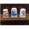Image 4 : Wood Thimble Stand, 10x7-1/2x2" Deep, w/ 16 Thimbles