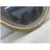 Image 3 : Antique Oval Frame w/ Black and White Picture, 20-1/2" x 16"