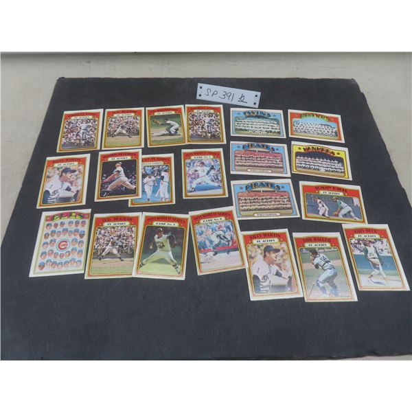 20 1972 O-Pee-Chee Baseball Cards
