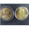 Image 7 : 10 Gold and Silver Plated Replica Rounds and Ingots